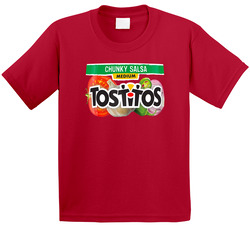Tostitos Chunky Salsa Medium Halloween Costume Toddler Youth Kids T Shirt