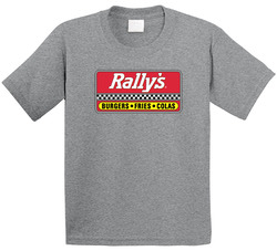 Rallys Burgers Logo Toddler Youth Kids T Shirt