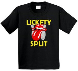 Lickety Split Bowling Team Worn Look Toddler Youth Kids T Shirt