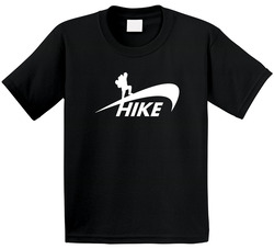 Hike Outdoorsman Nike Logo Parody Mashup Toddler Youth Kids T Shirt