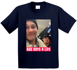 Tom Brady Rob Gronkowski Bad Boys For Life Trending Fan Toddler Youth Kids T Shirt