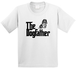 Cavalier King Charles Spaniel Custom Dog Breed The Dogfather Toddler Youth Kids T Shirt