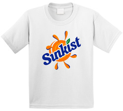 Sunkist Orange Soda Pop Drink Logo Toddler Youth Kids T Shirt