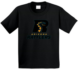 Arizona Rattlers Arena Football League Team Fan Logo Toddler Youth Kids T Shirt
