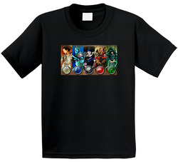 Magic The Gathering Ccg Mana Symbols Toddler Youth Kids T Shirt