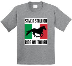 Save A Stallion Ride An Italian Hayden Christensen Toddler Youth Kids T Shirt