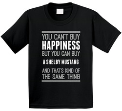 Buy A Shelby Mustang Happiness Car Lover Toddler Youth Kids T Shirt