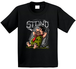 Fred Flintstone Stoned Stoner Weed Toddler Youth Kids T Shirt