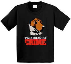 Take A Bite Out Of Crime Mcgruff The Crime Cool Toddler Youth Kids T Shirt