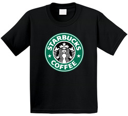 Starbucks Coffee Logo Toddler Youth Kids T Shirt