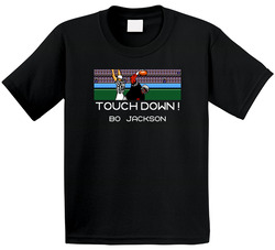 Tecmo Bowl Bo Jackson Nes Toddler Youth Kids T Shirt