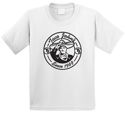 Taco John's Tex Mex Grill Mexican Food Restaurant Logo Toddler Youth Kids T Shirt Taco John's Tex Mex Grill Mexican Food Restaurant Logo Toddler Youth Kids T Shirt