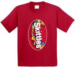 Skittles Favorite Candy Wrapper Halloween Group Costume Toddler Youth Kids T Shirt