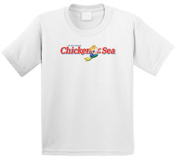 Chicken Of The Sea Mermaid Food Logo Mascot Toddler Youth Kids T Shirt