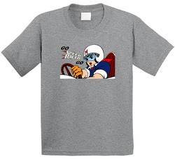 Go Speed Racer Vintage Cartoon Racing Comic Fan Toddler Youth Kids T Shirt