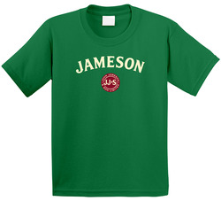 Jameson Irish Whiskey Booze Alcohol Label Drinking Party Toddler Youth Kids T Shirt