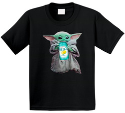 Baby Yoda The Child Mandalorian Fresca Soda Pop Drink Toddler Youth Kids T Shirt