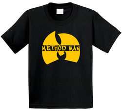 Wutang Method Man Logo Parody Hip Hop Rap Music Fan Toddler Youth Kids T Shirt