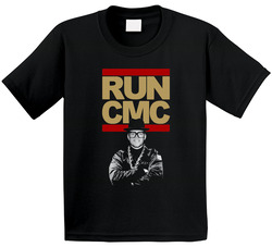 Run Cmc Christian Mccaffery Parody Toddler Youth Kids T Shirt