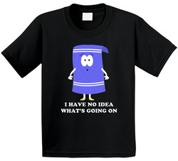 Southpark Towelie No Idea Toddler Youth Kids T Shirt