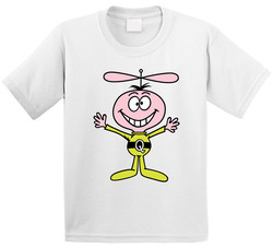 Quisp Cereal Quaker Mascot Toddler Youth Kids T Shirt