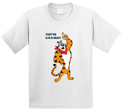 Tony The Tiger They'rrre Great Frosted Flakes Most Memorable Ad Slogan Toddler Youth Kids T Shirt Tony The Tiger They'rrre Great Frosted Flakes Most Memorable Ad Slogan Toddler Youth Kids T Shirt