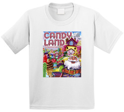 Candy Land Best Board Game Of All Time Players Toddler Youth Kids T Shirt