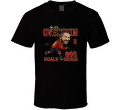 Alex Ovechkim Cartoon 895 Goal Record T Shirt