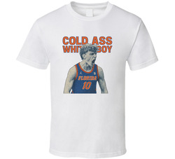 Cold Ass White Boy Thomas Haugh Basketball Fan T Shirt