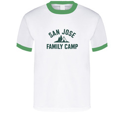San Jose Family Camp Ringer  T Shirt