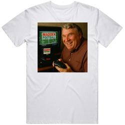 John Madden Playing Madden Football T Shirt