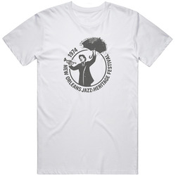 Vintage 1974 New Orleans Jazz & Heritage Festival T Shirt