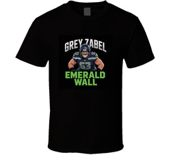 Grey-zabel-seattle-offensive-guard-grey- T Shirt
