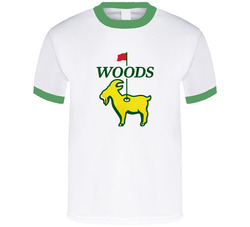Tiger Woods Masters Goat  T Shirt