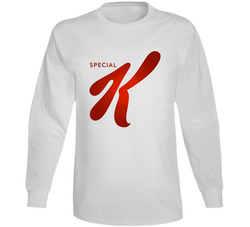 Special K Logo Greatest Cereal Of All Time Breakfast Fan Foodie Long Sleeve T Shirt