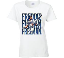 Freddie Freeman Walk Off Grand Slam Ladies T Shirt