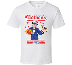 Nathan's Hot Dog Contest 2025 T Shirt Nathan's Hot Dog Contest 2025 T Shirt