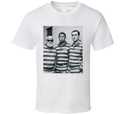 Woods Daly Scheffler In Prison Uniforms Golf Fan T Shirt