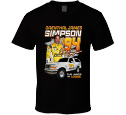 O.j. Simpson The Juice Is Loose Racing Inspired T Shirt