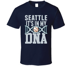 It's In My Dna Seattle Baseball Fan T Shirt
