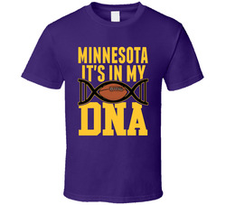 It's In My Dna Minnesota Football Fan T Shirt