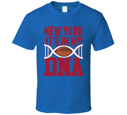 It's In My Dna New York G Football Fan T Shirt
