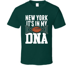 It's In My Dna New York J Football Fan T Shirt