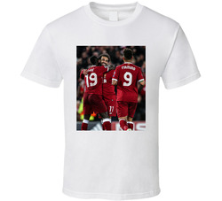 Mohamed Salah Sadio Mane And Roberto Firmino Liverpool Iconic Trio Fan T Shirt