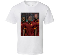 Gervinho Seydou Doumbia Victor Ibarbo Roma Iconic Trio Fan T Shirt