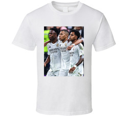 Vinicius Junior Kylian Mbappe And Rodrygo Real Madrid Iconic Trio Fan T Shirt