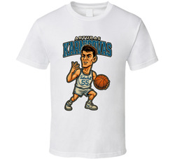 Arturas Karnisovas Caricature Fan T Shirt