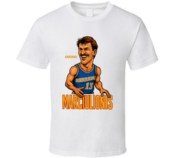 Sarunas Marciulionis Caricature Fan T Shirt