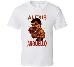 Alexis Arguello Caricature Fan T Shirt