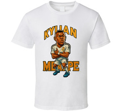 Kylian Mbappe Caricature Fan T Shirt